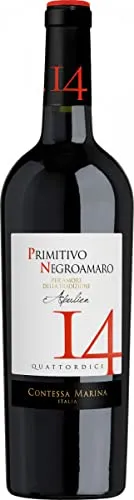 Primitivo Negroamaro Puglia IGT 14 Contessa Marina