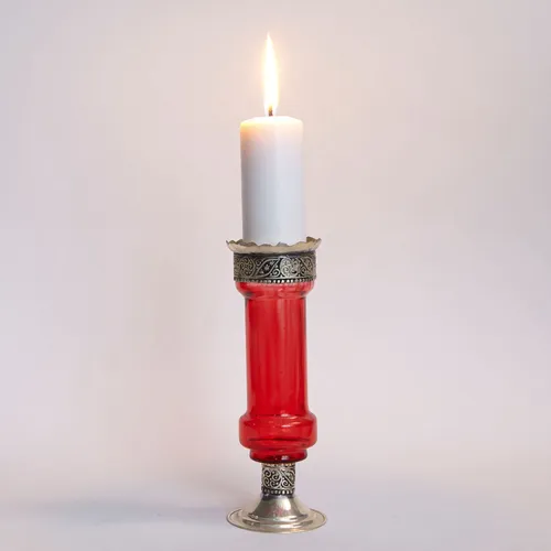 Kerzenständer Manar Rot