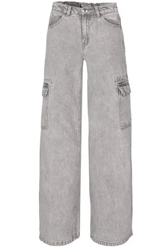 Garcia Cargojeans in Grau, Größe 170 - Kinder Cargojeans von Garcia – bequem und stylisch mit mehreren Taschen für praktische Aufbewahrung, ideal für aktive Kinder.