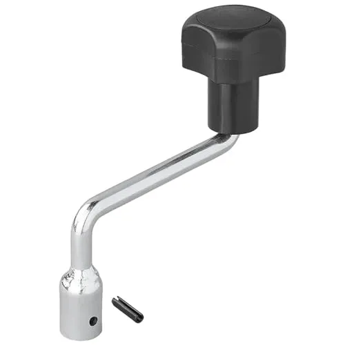 Kurbel Hebel für Stützrad 60mm Bugrad Deichselrad Länge 110mm für Anhänger Wohnwagen