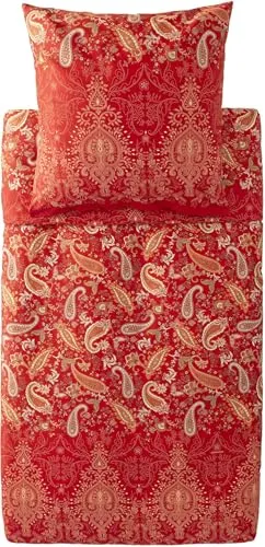 Bassetti Satin-Bettwäsche-Garnitur MONNALISA in ROSSO R1 in rot von Bassetti