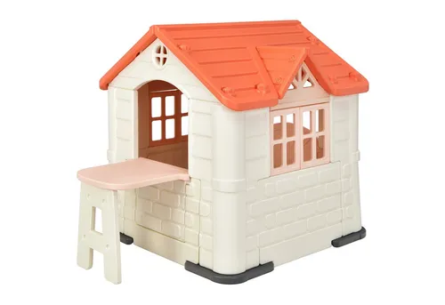 COSTWAY Spielhaus Gartenspielhaus, 164 x 124 x 132 cm, für Indoor & Outdoor