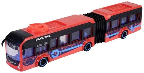 Dickie Volvo City Bus 40 cm - Spielfahrzeuge – realistischer Volvo Stadtbus mit Lenkfunktion und öffnenden Türen, ideal für Kinder ab 3 Jahren, fördert die Fantasie und Feinmotorik.