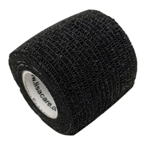 LisaCare Kohäsive Bandage 5cm - Schwarz in schwarz von LisaCare
