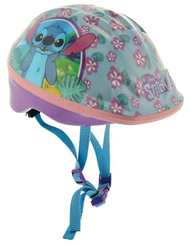 COLORBABY Stitch Safety Helmet for Children Size 48-52cm Kinder-Sicherheitshelm, Mehrfarbig