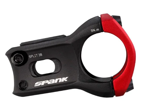 SPANK Fahrradlenker Spank Split Vorbau 31.8mm red 38