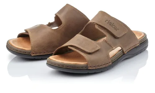 Rieker Herren Sandalen 25592 - Bequeme Wanderschuhe - Wanderschuhe aus hochwertigem Leder mit Synthetik-Innenmaterial für optimalen Komfort und Halt bei jedem Abenteuer.