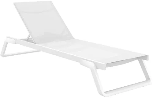 CLP Sonnenliege Tropic - Elegante Liege für Garten, Terrasse & Pool - Gartenliegen mit modernem Design und langlebigen Materialien. Die 5-fach verstellbare Rückenlehne und die atmungsaktive, UV-beständige Liegefläche bieten maximalen Komfort für entspannte Stunden im Freien.