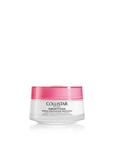 Collistar Idroattiva+ Deep Moisturizing Cream 50 ml - Tagespflege mit intensiver Feuchtigkeit, ideal für trockene Haut und verleiht ein strahlendes Hautbild.