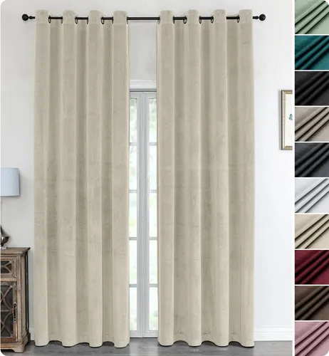 Vorhänge & Gardinen Beige von Beautex