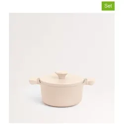 POT STUDIO Aluminiumguss Topf mit Keramikeinlage