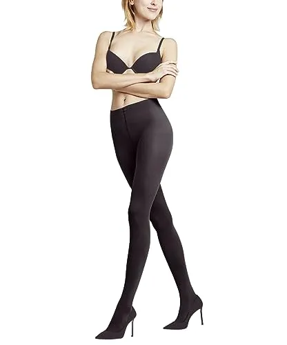 FALKE Damen Pure Matt 50 DEN Strumpfhose halb blickdicht matt reißfest druckfreier Komfortbund Feinstrumpfhose verstärkte Fußspitze feiner Naht feines weiches Material 1 Stück, Lila (Violetonyx 8136), S-M