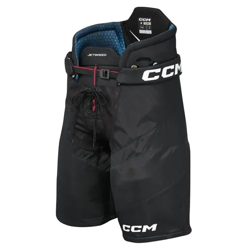 CCM JetSpeed Senior Hockeyhose Größe S Schwarz - Hochwertige Hockeyhose für Senioren, Größe S, von CCM. Ideal für den aktiven Einsatz, bietet diese Hose optimalen Schutz und Bewegungsfreiheit auf dem Spielfeld.