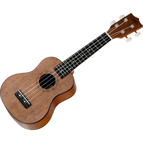 Classic Cantabile Sopran Ukulele Walnuss - Sopran-Ukulele mit 15 Bünden und hochwertigem Walnuss-Korpus, ideal für Einsteiger und Fortgeschrittene, kompakt und perfekt für unterwegs.
