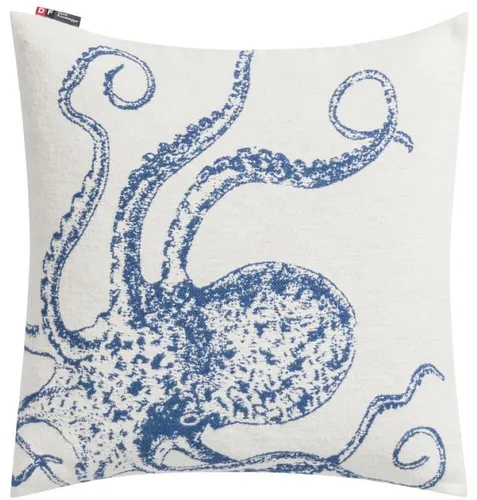David Fussenegger Kissenhülle Nova 'Oktopus' 50x50 cm Blau von David Fussenegger