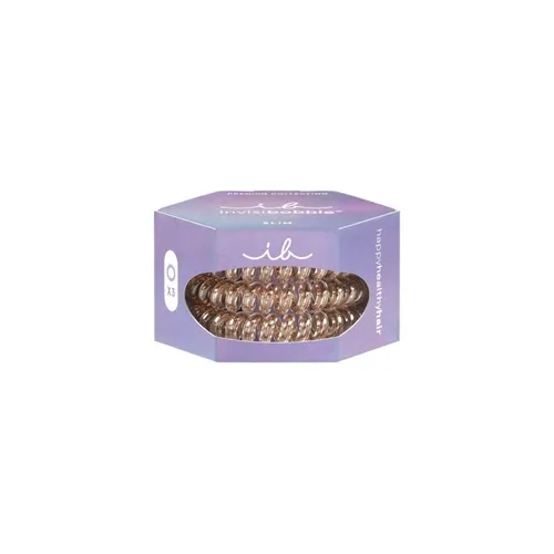 Invisibobble - Slim Premium - Drei Haargummis - slim Premium Bronze Me Pretty 12.1 g
