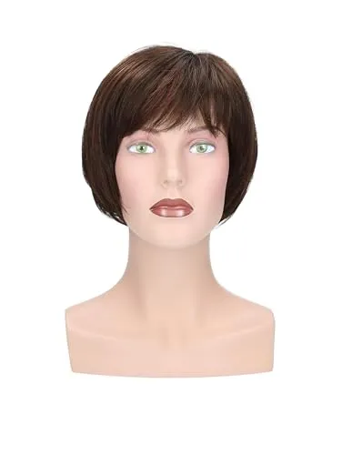 Perücke Alicia - Modischer Short-Bob für kleine Kopfgröße