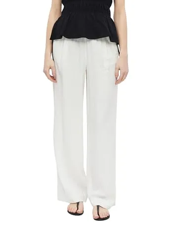S. Oliver Wide Leg Hose White 40/REG