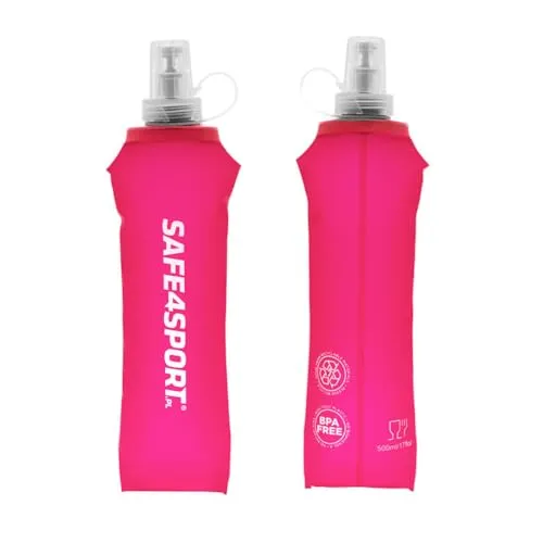 Safe4sport Rose, Soft Flask 500 ml Unisexe-Adult, 500 ml