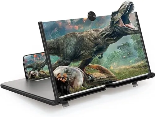 Zoll Handy Bildschirmlupe 3D Universal Lupe für Smartphones