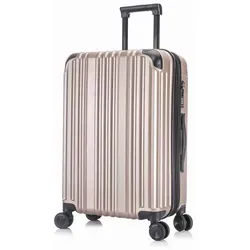 interGo Hartschalen-Trolley Reisekoffer mit 4 Rollen