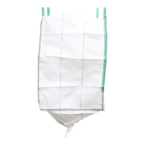 Big Bag 100 x 100 x 200 cm, Schürze und Auslauf in weiß von Bauhandel33