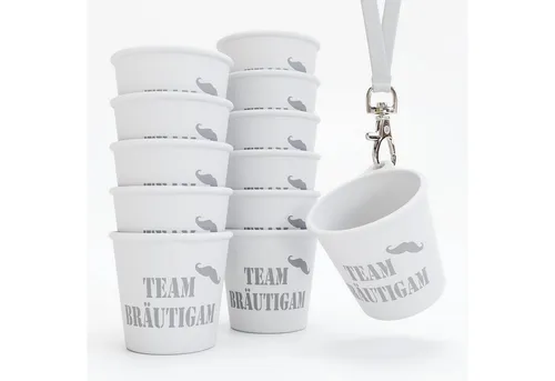 SoPro 12x Schnapsbecher zum Umhängen von SoPro