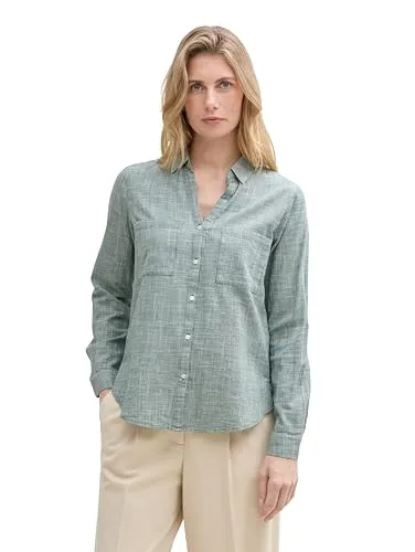 TOM TAILOR Damen Bluse 1035247 mit Brusttaschen von Tom Tailor