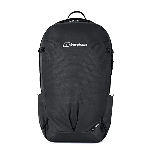 Berghaus 24/7 25L Rucksack - Schwarz, One Size - Daypack mit 25L Volumen, gepolstertem Rücken und verstellbaren Gurten für maximalen Komfort. Ideal für Pendeln, Wandern oder Reisen, inklusive Laptopfach und Trinksystemkompatibilität.