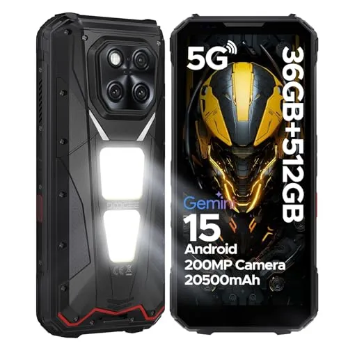 DOOGEE V Max LR 5G – Robustes Smartphone mit Laser-Entfernungsmesser