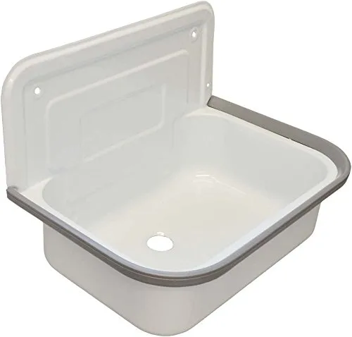 Sanicomfort Stahl-Ausgussbecken 50 x 39 cm