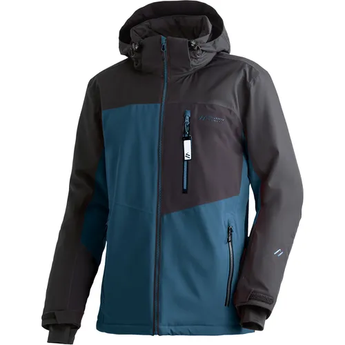 Maier Sports Oravice Skijacke peruvian blue/black (M20340) 54 - Funktionsjacke für Herren, ideal zum Skifahren, mit innovativer mTHERM Wattierung für hohen Wärmerückhalt und atmungsaktiver, wasserdichter mTEX 10.000 Membrane.