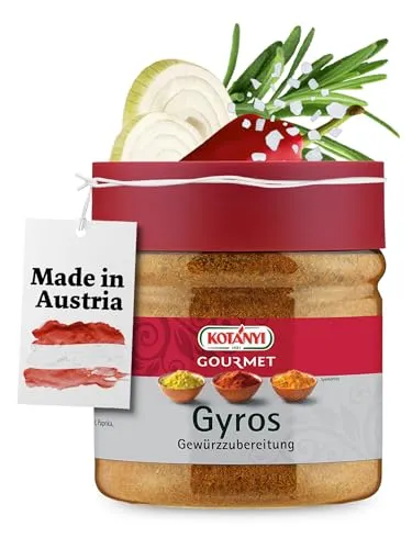 Kotanyi Gourmet Gyros Gewürzzubereitung, beste mediterrane Zutaten, 235 g