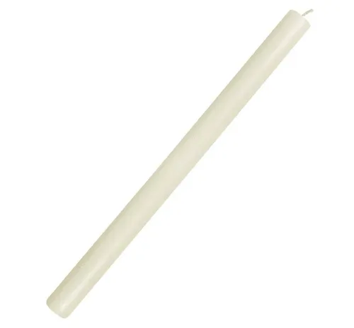 Stabkerze Elfenbein Weiß Durchgefärbt 29 cm Lang Tropffrei Premium