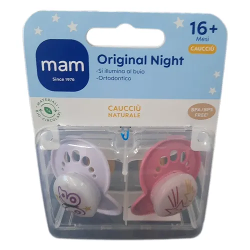 MAM Night, Schnuller 16+ Monate (2er-Set), MAM Schnuller 16 36 Monate, leuchtet