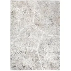 Tapiso Teppich Grau, Rechteckig 80x150 cm - Der Tapiso Teppich aus der VALLEY-Kollektion verbindet stilvolle Eleganz mit modernem Design. Ideal für Wohnzimmer und Schlafzimmer, sorgt er für Gemütlichkeit und ist besonders widerstandsfähig gegen Verformungen.