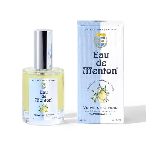Eau de Menton Verveine-Zitrone – Frischer Duft mit Zitrone und Verbene – 50 ml