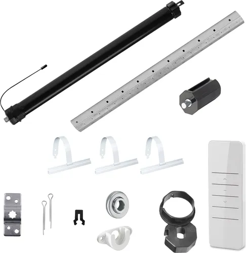 PRE4 13/14-40 Komplett-Set | Rollladenmotor mit Mechanik-Set - Rollladenmotoren für automatische Rollläden, leistungsstark mit 13Nm Zugkraft bis 36Kg und einfacher Montage. Ideal zum Nachrüsten oder für Neuinstallationen.