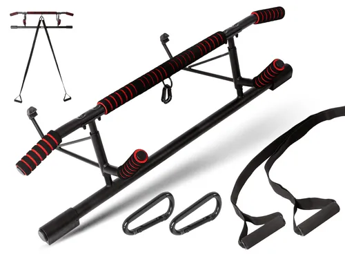 Klimmzugstange Türrahmen Topmodell OHNE SCHRAUBEN Pull Up Bar inkl. Schlaufen