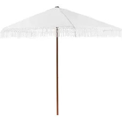 Marktschirm 258 cm MURASA Weiß von Beliani