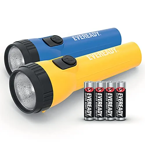 EVEREADY Energizer LED‑Taschenlampe (2er‑Pack) | Superhelle Taschenlampe für Outdoor, Camping und als Geschenk (Batterien enthalten)