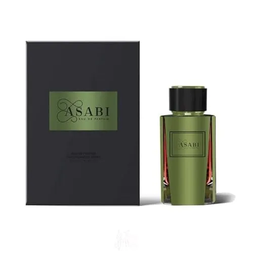 Asabi Eau de Parfum Green Intense Unisex 100 ml - Eau de Parfum mit orientalisch-blumiger Duftnote, ideal für anspruchsvolle Parfumliebhaber. Erleben Sie die faszinierende Kombination aus Lavendel, Myrrhe und Vanille.