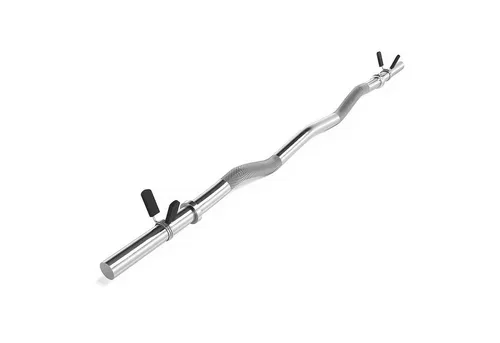 MSports® SZ-Curlstange 30mm mit Federverschluss - SZ-Stangen für professionellen Einsatz – Ideal für das Training im Studio oder zu Hause, bietet höchste Qualität und Sicherheit.