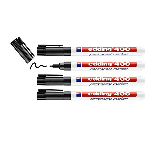 edding 400 Permanentmarker in schwarz von edding
