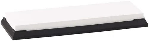 TokioKitchenWare Nass Schleifstein: Wasser-Schleifstein für Messer, mit rutschfestem Halter, Körnung 5000 (Nass für Messer, Messerschärfstein, Schleifscheiben)