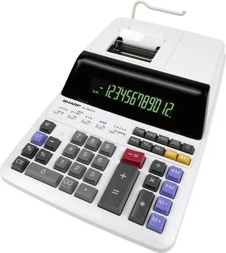 Sharp EL-2607 LG Druckender Tischrechner - Papeterie & Bürotechnik: Perfekt für Büro und Zuhause mit praktischer Druckfunktion und einfacher Bedienung.