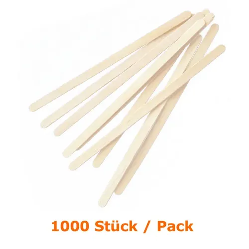 Rührstäbchen NatureStar BIO Birke 140 mm 1000 Stück umweltfreundlich, lebensmittelecht, Packabgabe 38853