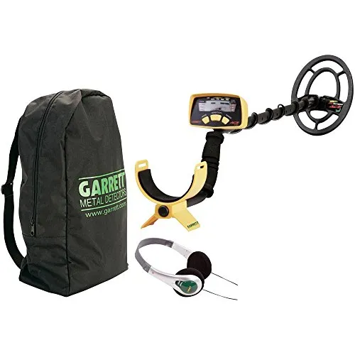 Garrett Ace 150 Metalldetektor - Leicht und leistungsstark - Metalldetektor mit Tiefenanzeige und grafischer Objektidentifizierung. Inklusive Tasche und Kopfhörern, ideal für Schatzsucher und Hobby-Entdecker.