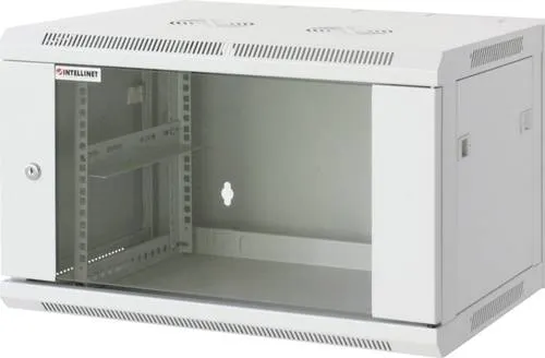 Intellinet 711838 19 Zoll Netzwerkschrank (B x H x T) 600 x 500 x 450mm 9 HE Lichtgrau (RAL 7035)