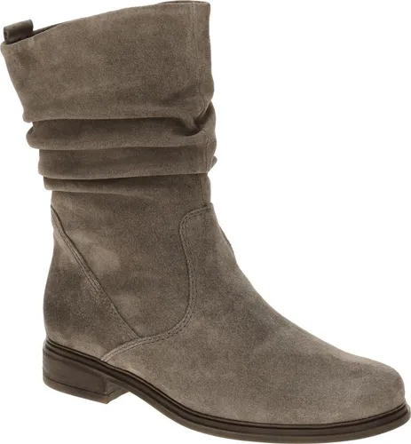 Gabor 72.793 Damenstiefel - elegante graue Stiefel für Komfort - Wanderschuhe mit weichem Warmfutter und weichem Gehkomfort, ideal für stilvolle Outdoor-Aktivitäten. Perfekte Passform dank regulierbarem Schaft und Wechselfußbett.
